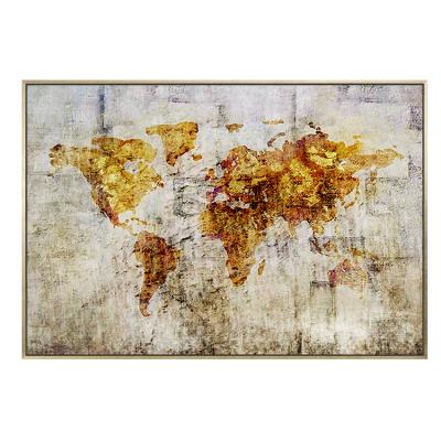 China Modern Contemporary Handmade Artwork Gold Popular Wall Art Office Decoration Canvas Painting for sale