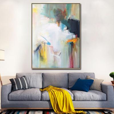 China Modern Painting Canvas Art Living Room Color Painting Abstract Wall Decoration Hand Color Painting for sale