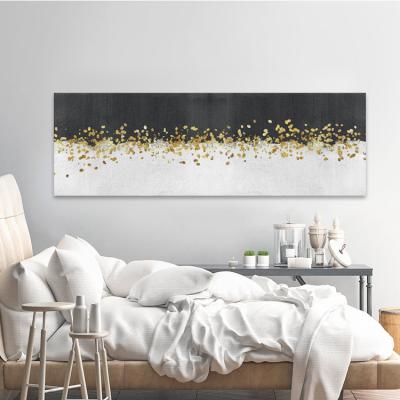 China New Wall Art Abstract Oil Painting Factory Supply Abstract Design Canvas Gold Artwork For Home Decor for sale