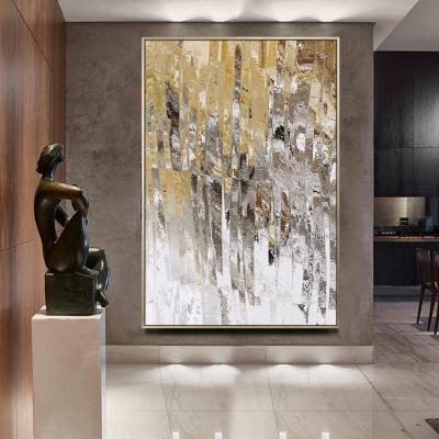 China Handmade Modern Canvas Art Ideas Abstract Oil Painting of Abstract Wall Living Room Decoration for sale