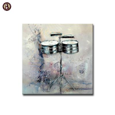 China Popular Abstract Wall Art Modern Abstract Acrylic Painting of Musical Instrument for sale