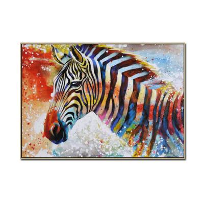 China Modern Handmade Canvas Art Kids Room Wall Decor Poster Animal Oil Paintings for sale