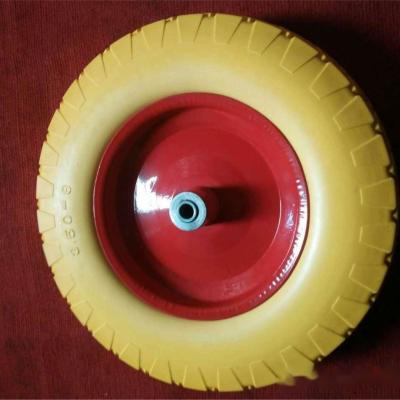 China Stahl- Plastik-Rim Small Rubber Pneumatic Wheel 3.50-8 für Garten-Wagen zu verkaufen