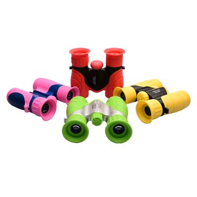 China Kids Gift Kids Binoculars 6x21 8x21 HD Colorful Shockproof Compact Binoculars for Boys and Girls Toys for sale