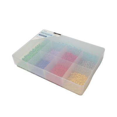 China 29627 Eight Compartments Viable Acrylic Cosmetics, Nail Art, Pill Boxes, Jewelry, Rhinocerones, Diy Plastic Portable Containers for sale