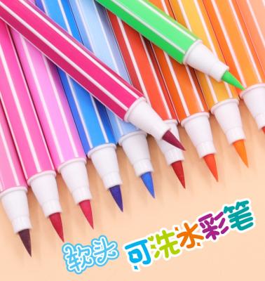 China Plastic PP Morden Style Paint Brush Drawing Pens Water Color Marker for sale