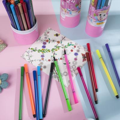 China PP plastic popular design color painting tool drawing non-toxic water-based marker pen for sale