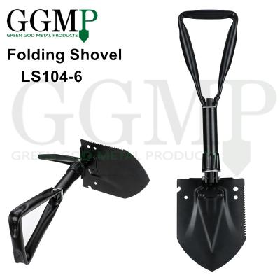 China Camping Shovel Green GodMetal Powder Retractable Shovel For Sog for sale