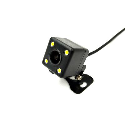 China Universal Safe Parking Car Night Version Waterproof Rear View Camera 4 LED Lights Car Reverse Camera With Cable for sale