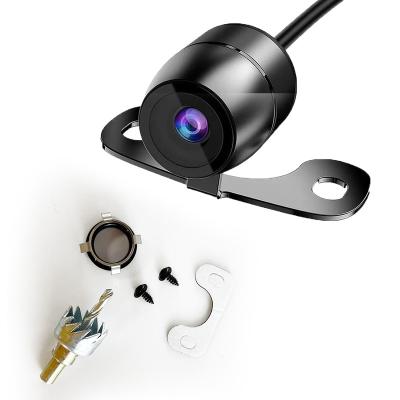 China Mini Butterfly Camera CCD AHD720P AHD1080P Night Version High Definition Rear View 18.5 Hole Dual Function Safe Parking 170 Degree Camera for sale