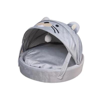 China Cute Pet Toy Inside Pet Bed Soft Plush Style Travel Pet Bed And Cat Bed Tent Removeable Cute Cotton Style for sale