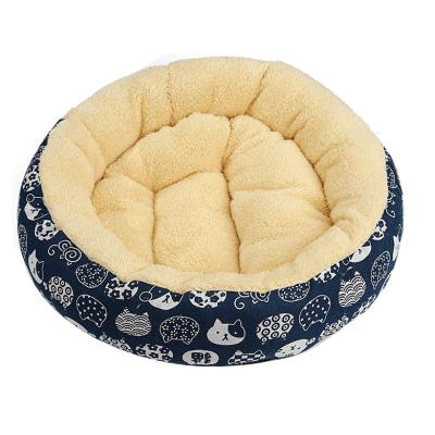 China Travel Portable Pet Cat Dog House Foldable Winter Warm Pet Bed for sale