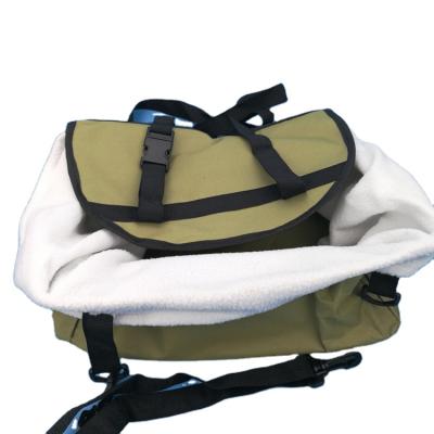 China Breathable Pet Travel Safety Dog Car Seat Cover Folding Hanging Car Seat Carrier Bag for sale