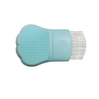 China Viable Pet Grooming Comb Plastic Pet Hair Removal Tool for Dogs and Cats for sale