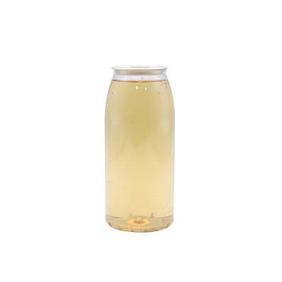 China Factory Sales Direct Clear Plastic Beverage Bottle 650ml Smoothie Drink Juice Bottle 58mm Soda Cans PEE Soda Cans for sale