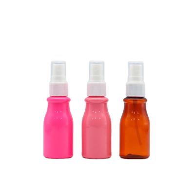 China Wholesale Cosmetic Bottle Special Shaped Pet Spray 50ml Sample Plastic Cosmetic Bottle for sale