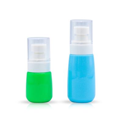 China Cosmetic Manufacturers Direct Macaron Color Pressed Fine Spray Bottle Cosmetic Mist Dispenser Bottle for sale