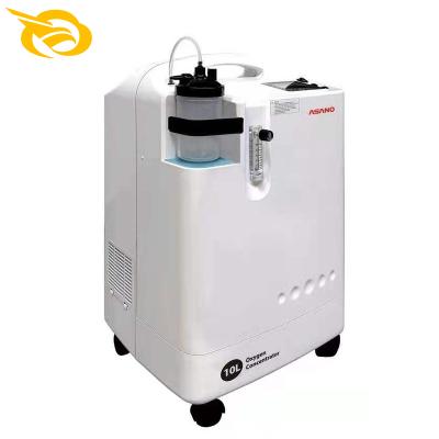 China 2021 NEW 365*375*600 Purified Oxygen 10L Oxygen Concentrator 10L Portable Medical Oxygen Concentrator 96% for sale