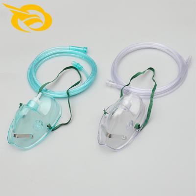 China Premium PVC Cannula Non-Toxic Nasal Tubing Portable Oxygen Concentrator Oxygen Mask for sale