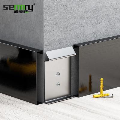 China Modern Furnish OEM Service Stainless Steel Modern Skirting Skirting Board for sale