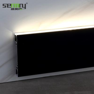 China Modern Aluminum baseboard skriting board with led lights concert led light board for sale