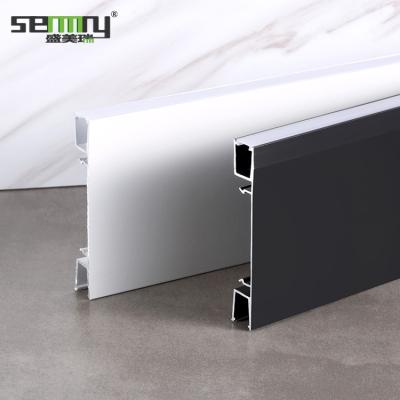 China Modern Aluminum baseboard led light board skriting board with led lights for sale