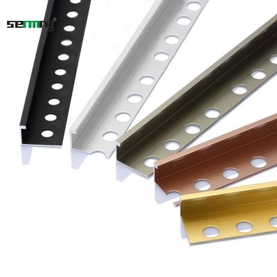 China Modern Flooring Trim Samples Provide Customized Shape Tile Joint Panel Corner Plastic Corners for sale