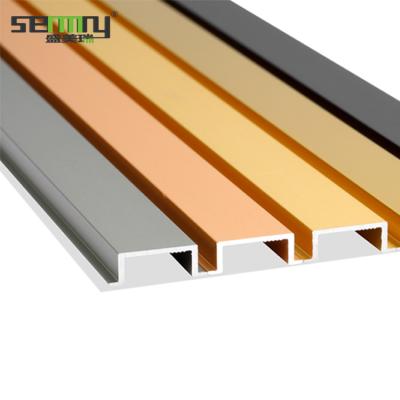 China Customized Modern Shape Flooring Trim Aluminum Polished Stainless Steel Tile Trim Corners for sale