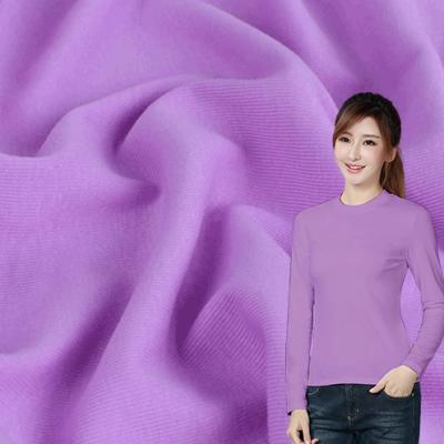 China Stretch Knitwear Cotton Fabric Sleeve Material Ribbed Knit Long Ribbed Stretch Fabric Very Plain Ribbed Knit Fabric en venta