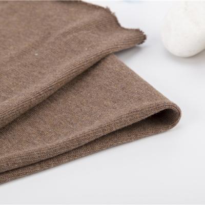 China 100% Sustainable Cotton Dyed Plain Solid Color Knitted Knit Fabric Durable Colored Cotton Knitted Textile for sale