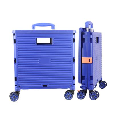 China Brand customization factory direct sale mini wheel universal folding trolley shopping cart for sale