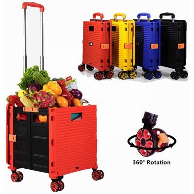 China OEM ODM Folding Folding Trolley Luggage Trolley Handle Shopping Trolley Foldable Kids Shopping Trolley for sale