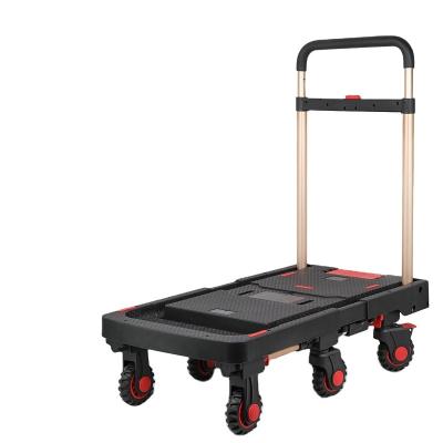 China OEM / ODM Folding Plastic Folding Hand Truck Cart Platform Cart for sale