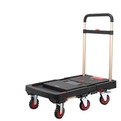 China Folding Heavy Duty Trolley Hand Truck Load Capacity Easy-Transport Hand Cart for sale