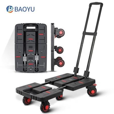 China OEM ODM Transport Trolley Hand Cart Foldable Easy-Carry Trolley Carry Shopping Cart Utility Cart Easy-Carry Wheel for sale