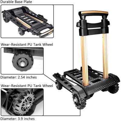 China Easy Folding Mini Folding Trolley And Nice Quality Gold Trolley Collapsible for sale