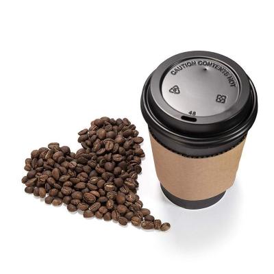 China Recyclable Disposable Cheap High Quality Cup Sleeve For Hot Coffee Drinking for sale