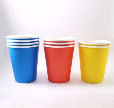 China 2oz 4oz Single Wall Disposable Paper Cups for Espresso Coffee Tea Water Sample Cups for sale