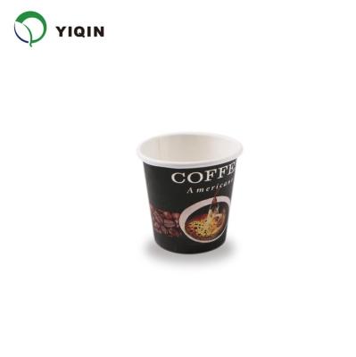 China Logo Printing Disposable Single Wall Disposable Paper Cup Disposable Custom Tasting Small Wholesale for sale