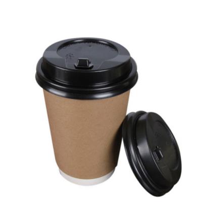 China Non Spill 80mm Customized Style Acrylic Vacuum Plastic Disposable Lid For Paper Coffee Cup for sale