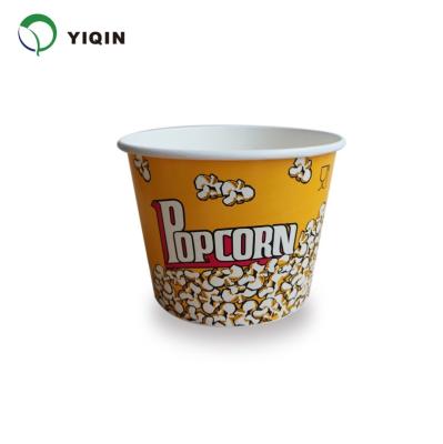 China New Arrival 85oz Disposable Disposable Popcorn Cup Chicken Customized Printed Paper Cup And Bucket for sale