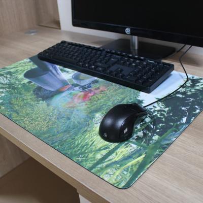 China Large Custom Logo Anti-Slip Gaming Mouse Pad Keyboard Pad for sale