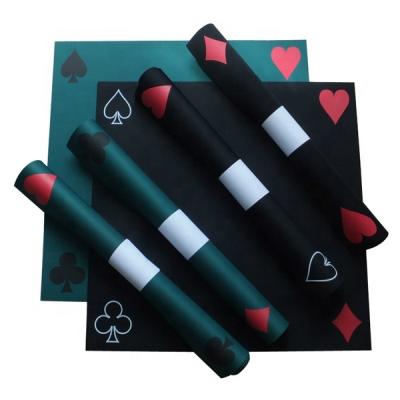 China Poker Card Games Mahjong Table Mat, Table Cover for Mahjong/Poker/Board Games for sale