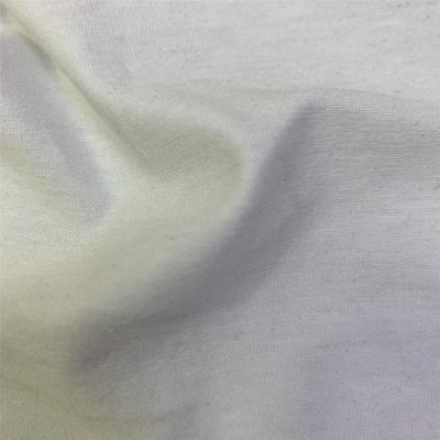 China Anti Pill Soft 180GSM Plain Solid White Viscose Rayon Spandex 96/4 Single Jersey Knit Fabric Greige Fabric Undyed for sale