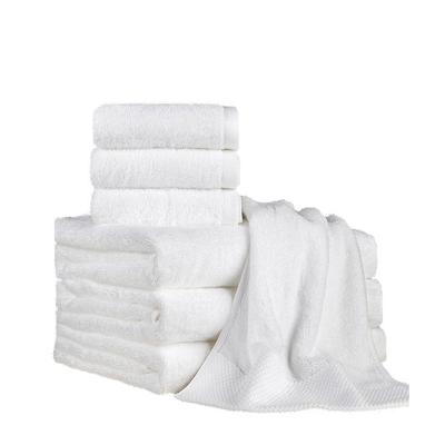 China Hotel Towels Delicate and Soft 100% Cotton 100 Cotton White Bath Towel Set Cheap Print Custom 100% Sustainable Cotton Towel Set for sale