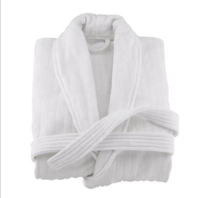 China New Flannel Hotel Bathrobe Modern Luxury Unisex Towel Wholesale SPA QUICK DRY Long Bathrobe 100% Cotton Bathrobe for sale