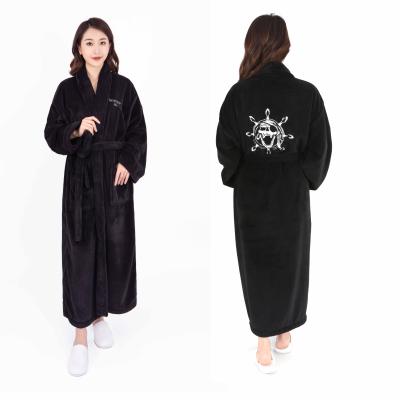 China Super soft cheap luxury bathrobe sale fleece bathrobe men hotel wholesale coral QUICK DRY warm adult bathr plus size for sale