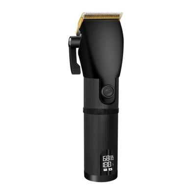 China Car LCD Display USB Lithium Battery Rechargeable Electric Barber Hair Trimmer Set with Scissor Comb Cap for sale