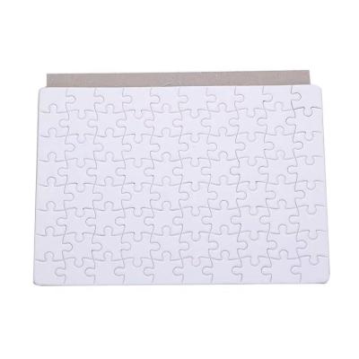 China DIY TOY Blank Sublimation A5 Puzzle 80 Pieces Per Sheet DIY Heat Press Transfer Puzzles Crafts for sale