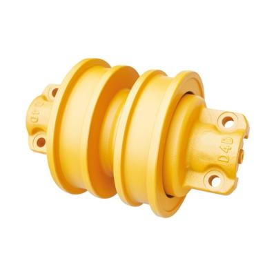 China D4D-6T9887 Machinery Repair Shops Bulldozer Spare Parts Track Bottom Roller / Bulldozer Track With 1 Year Warranty for sale